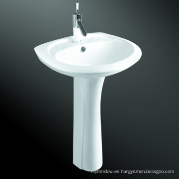 Lavabo del pedestal del cuarto de baño de la porcelana